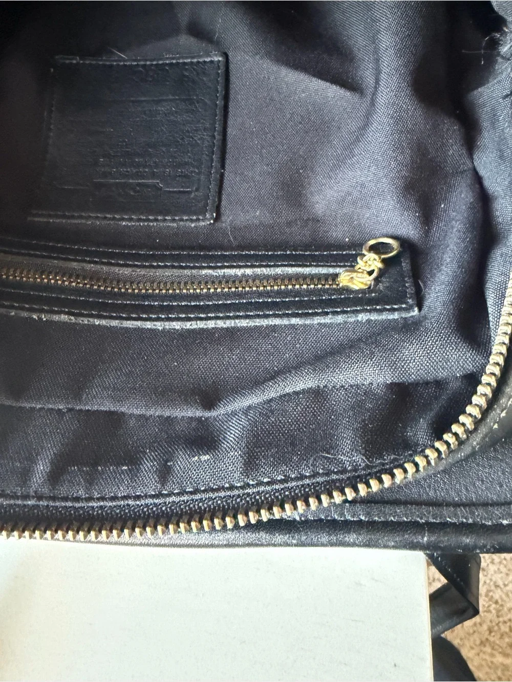 Coach Black Leather Laptop Shoulder Bag